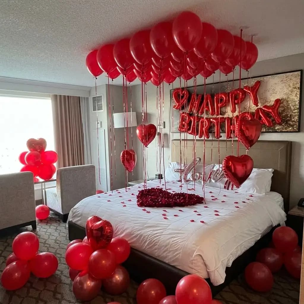 Birthday Room Setup