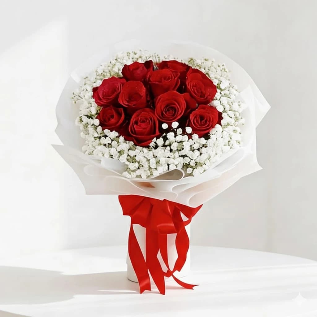 Classic Red Rose Bouquet