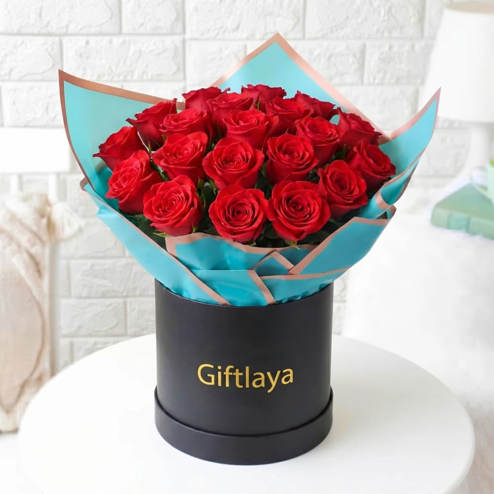 Elegant Bloom Red Roses Bouquet