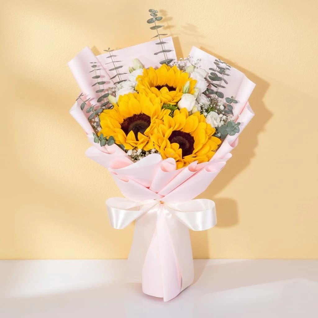 Sunshine Sunflower Bouquet for Her
