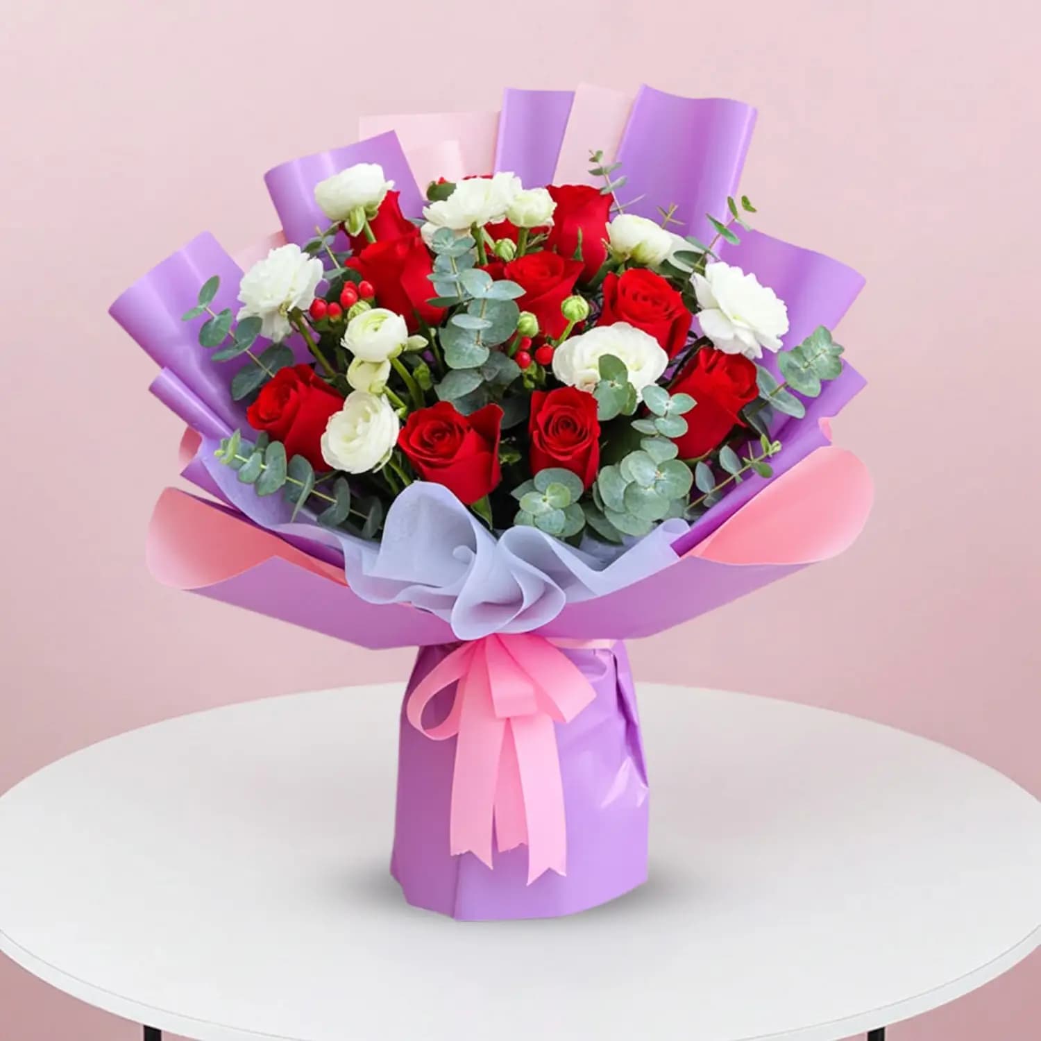 Royal Lavender Rose Bouquet