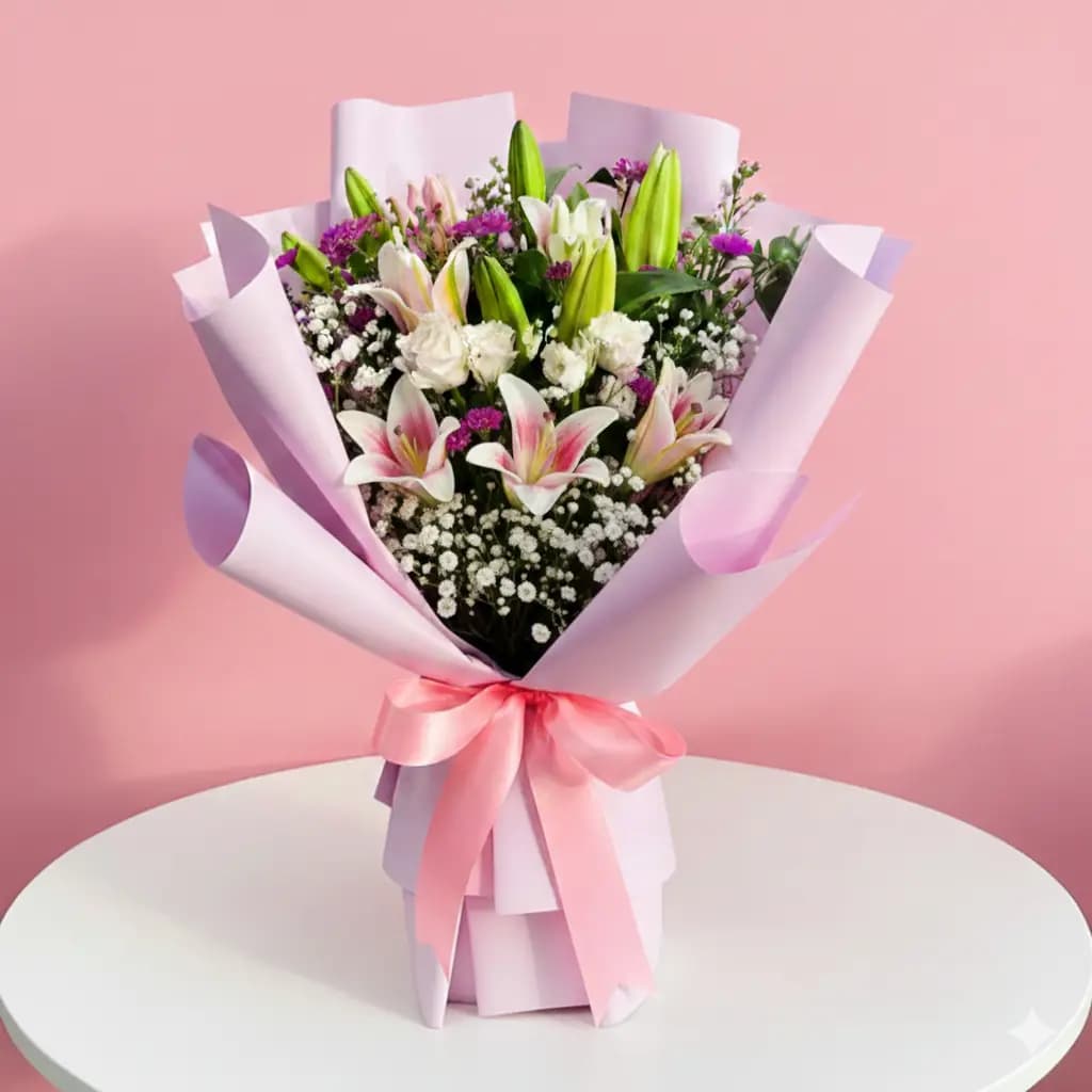 Pure Grace Lily Bouquet