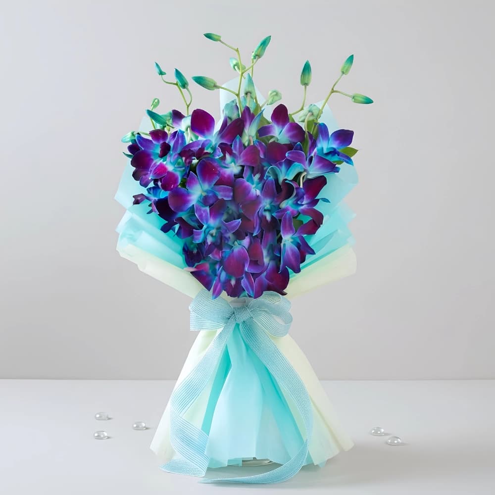 Blue Orchid Bliss Bouquet