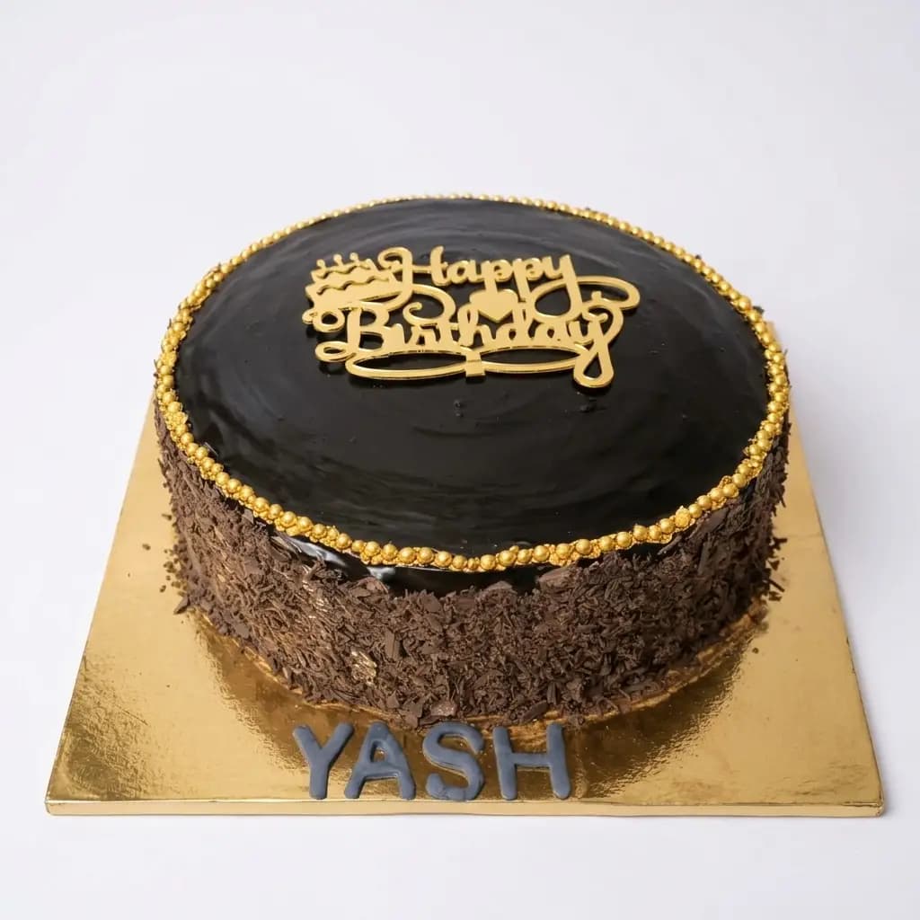 Personalized Chocolate Cake