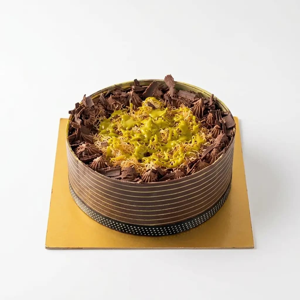 Kunafa Pistachio Celebration Cake