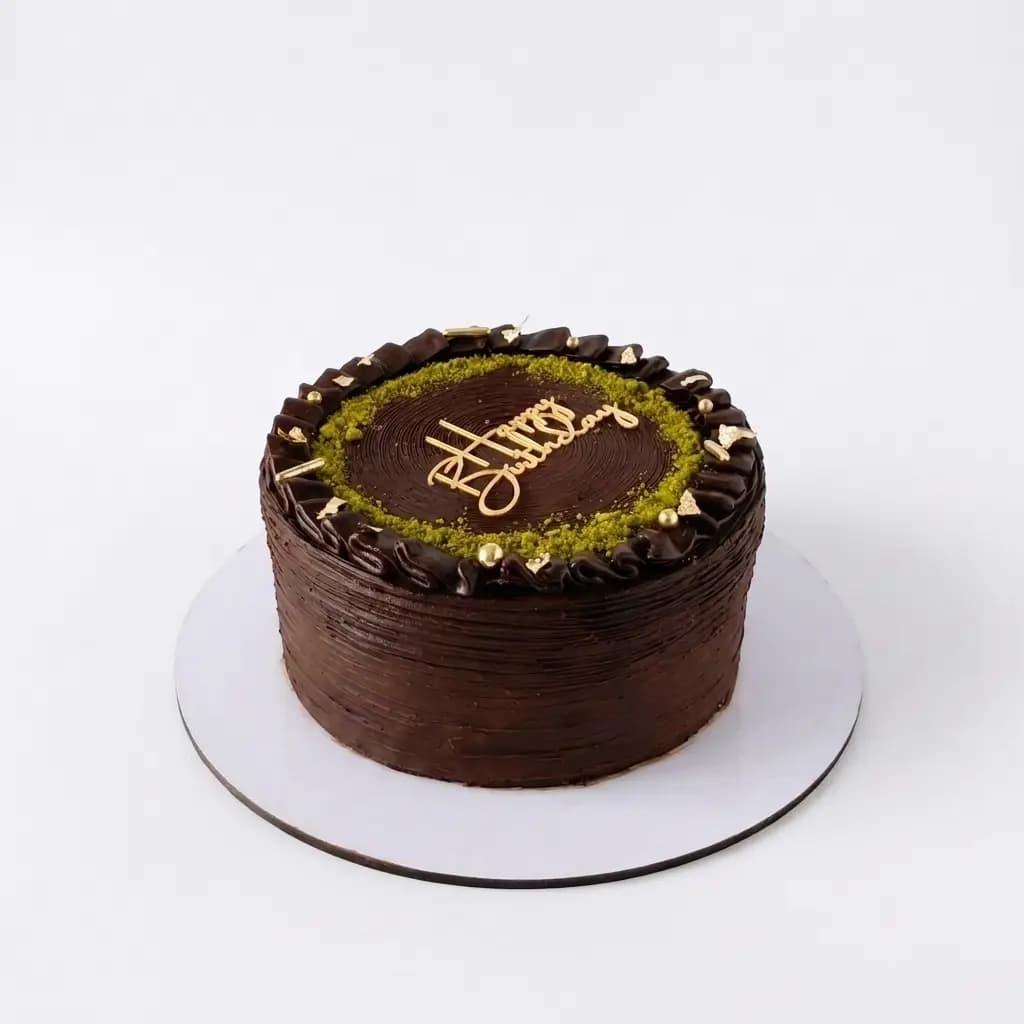 Creamy Kunafa Chocolate Cake