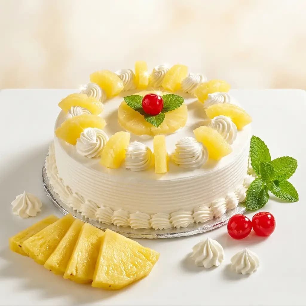 Pineapple Cake for Birthday