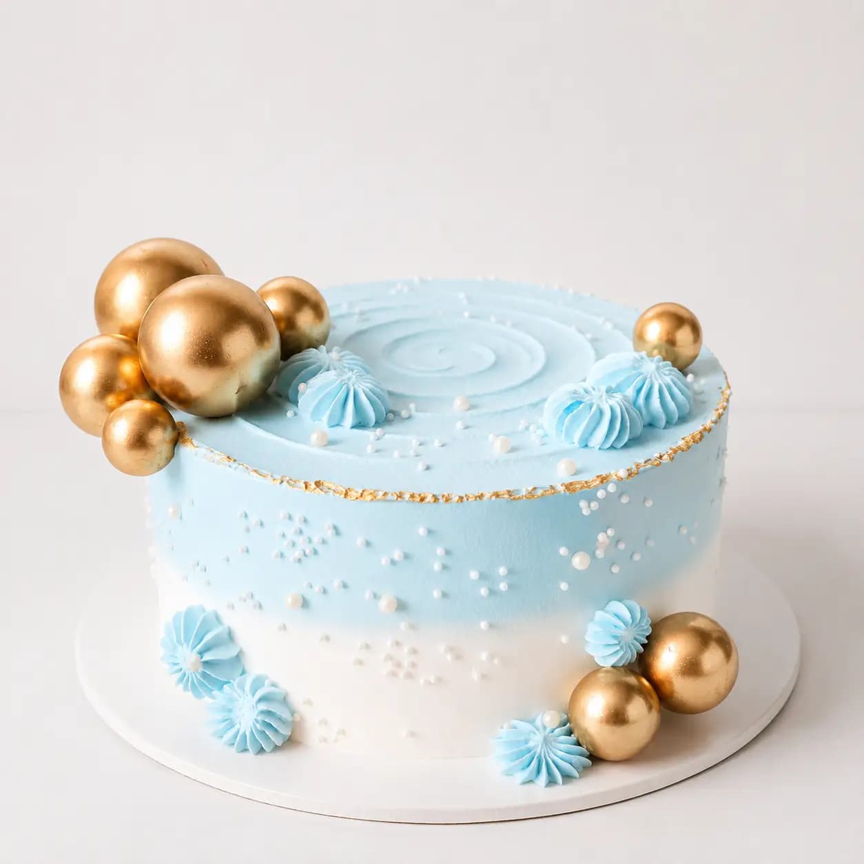 Soft Vanilla Cream Cake