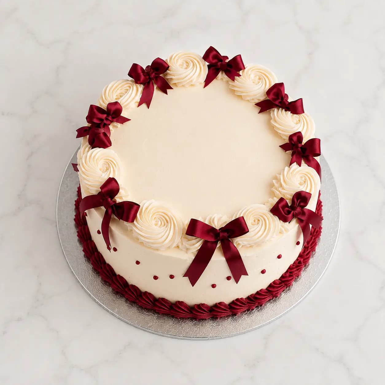 Vanilla Cake with Fresh Cream