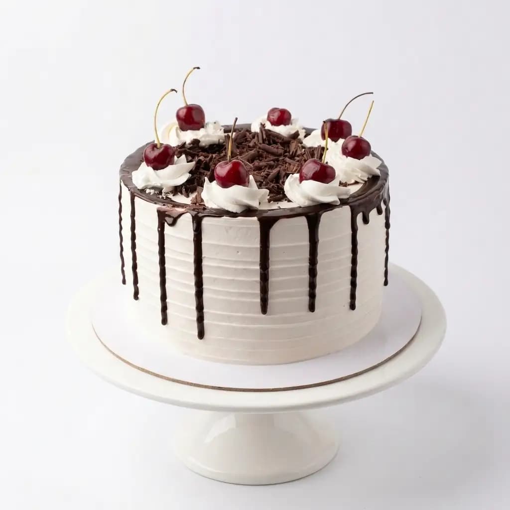 Chocolate Drip Black Forest Cake