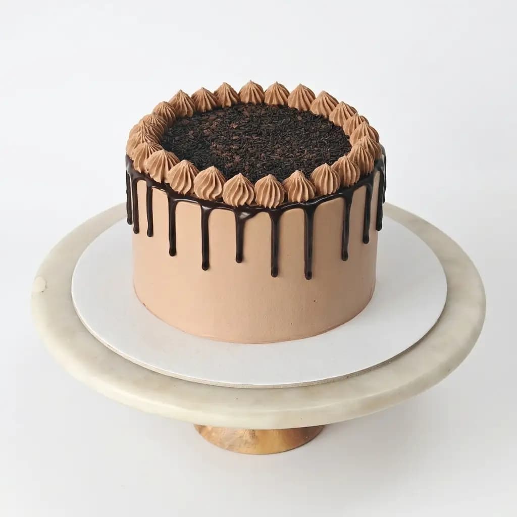 Eggless Chocolate Drip Cake