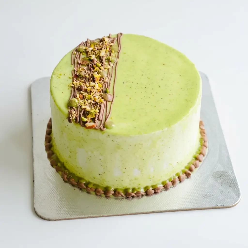 Kunafa Cake with Pistachios