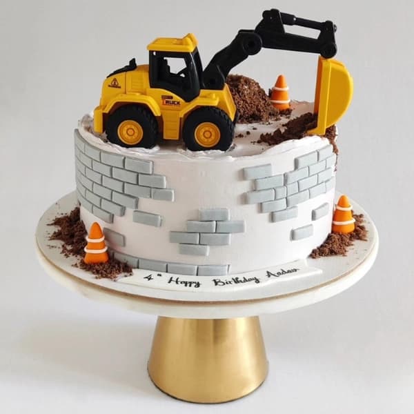 Under Construction Theme Cake