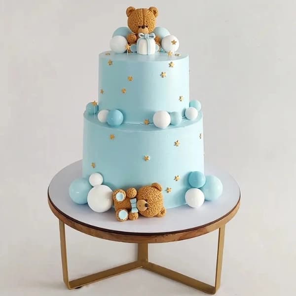 Cuddly Teddy Bear Birthday Cake