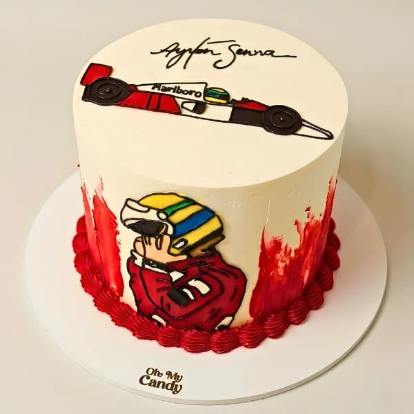 Formula 1 Race Theme Cake