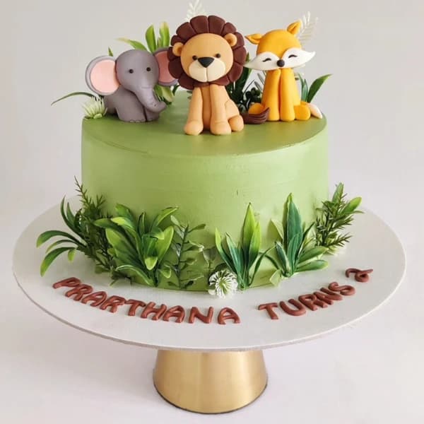 Jungle Paradise Birthday Cake
