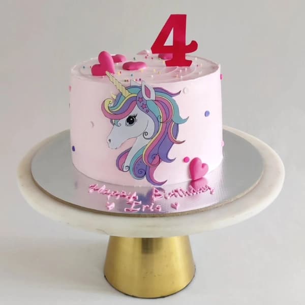 Enchanted Unicorn Theme Cake