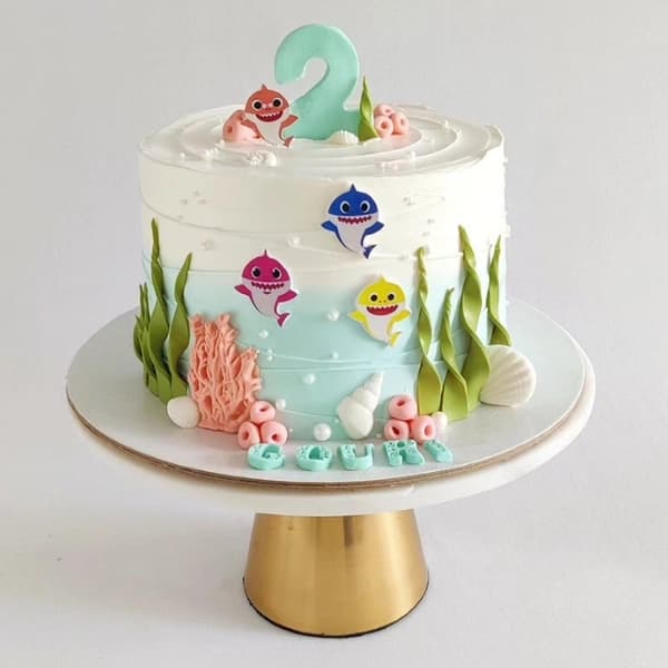 Baby Shark Ocean Adventure Cake