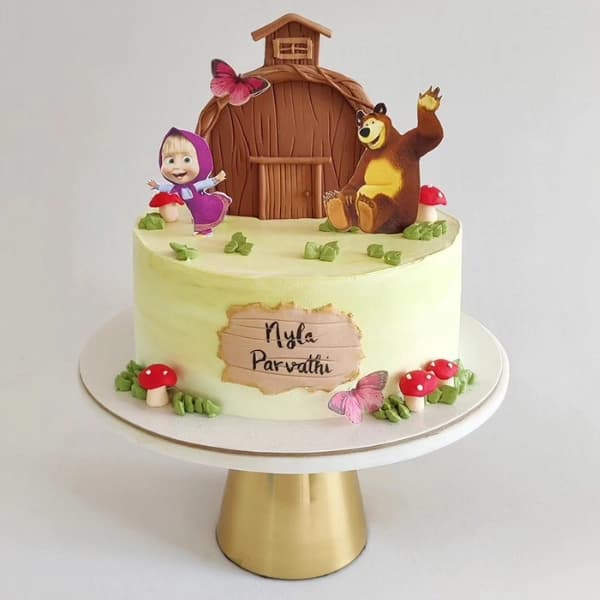 Masha & Bear Fun Party Cake