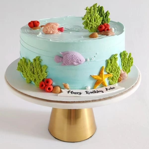 Ocean Paradise Celebration Cake