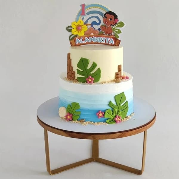 Moana Paradise Birthday Cake