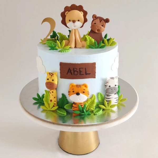 Premium Jungle Safari Celebration Cake