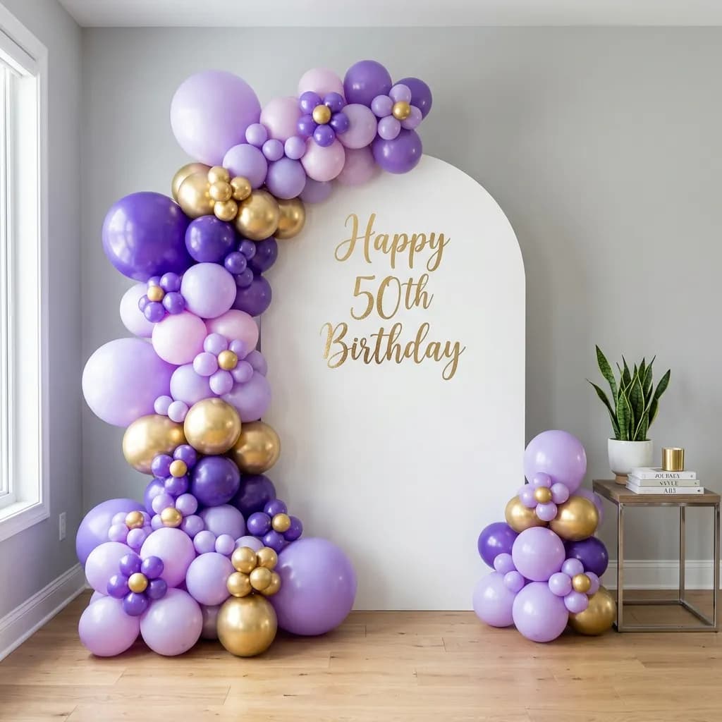 Luxury 50th Birthday Decoration at Home