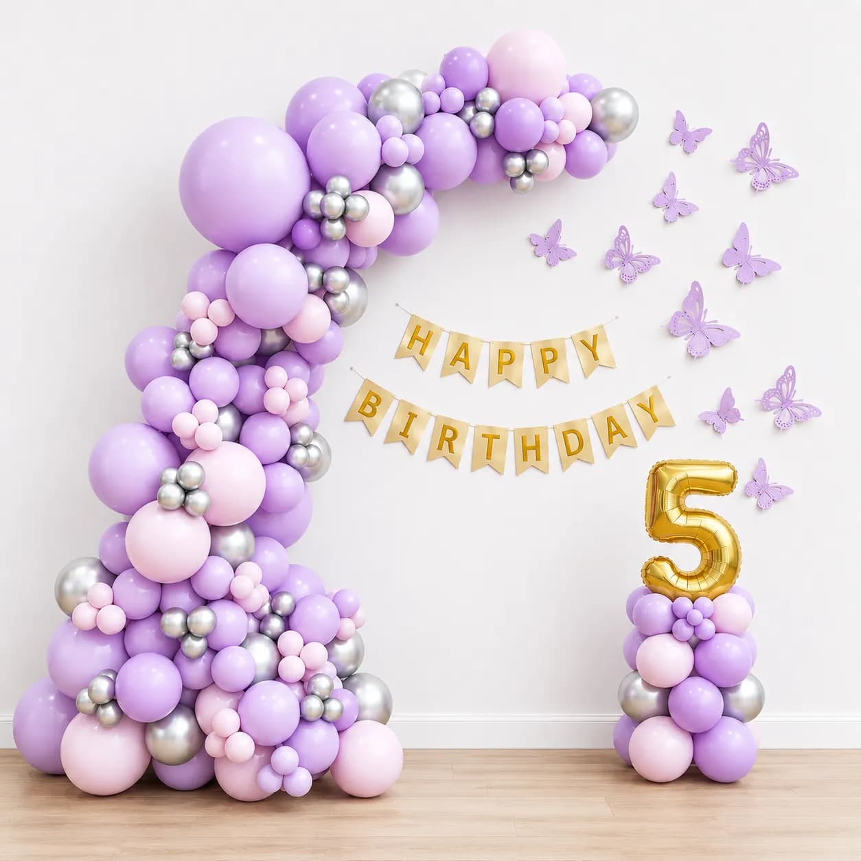 Pastel Balloon Wall Decoration