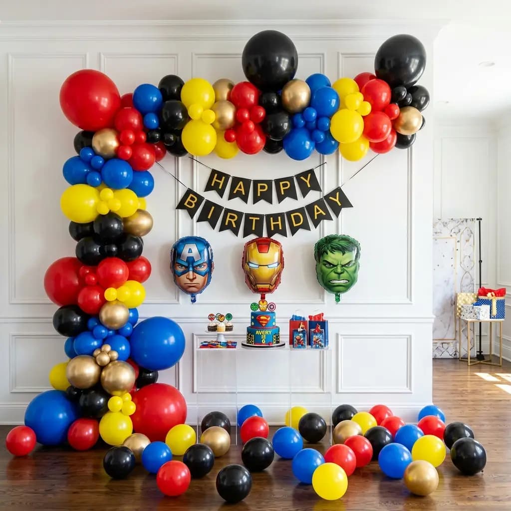 Avengers Themed Birthday Party