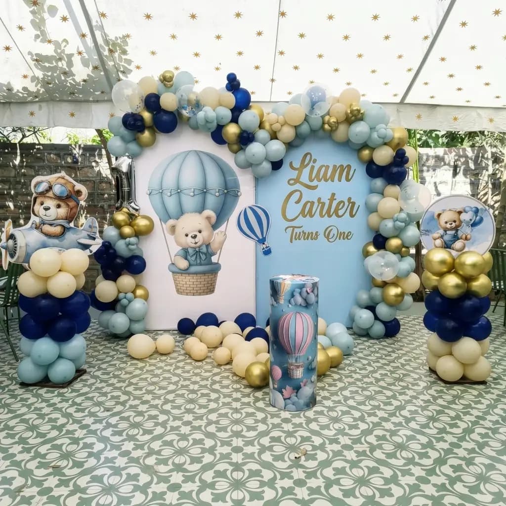 Hot Air Balloon Party Decor