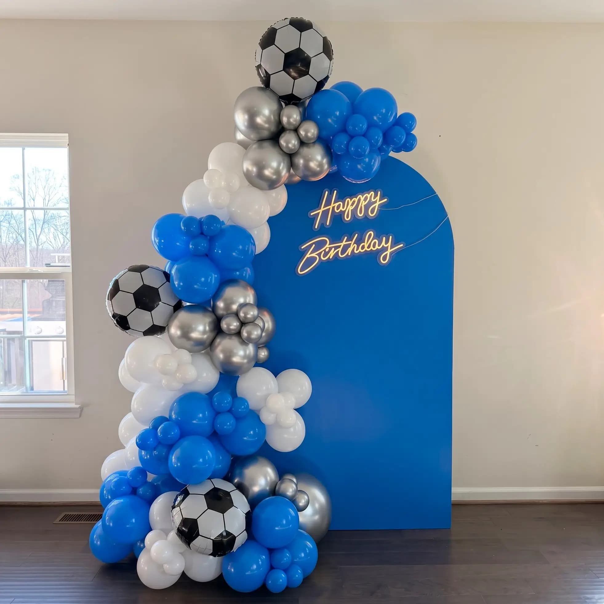 Football Theme Simple Birthday Decor