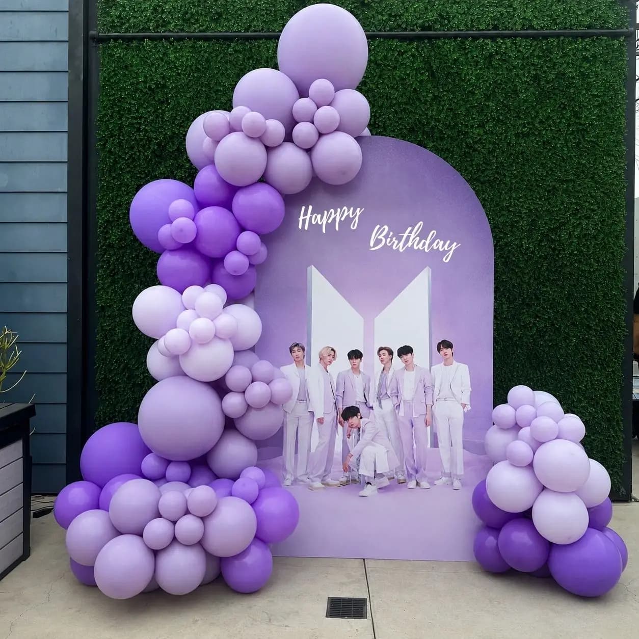 BTS Theme Cute Balloon Decoration
