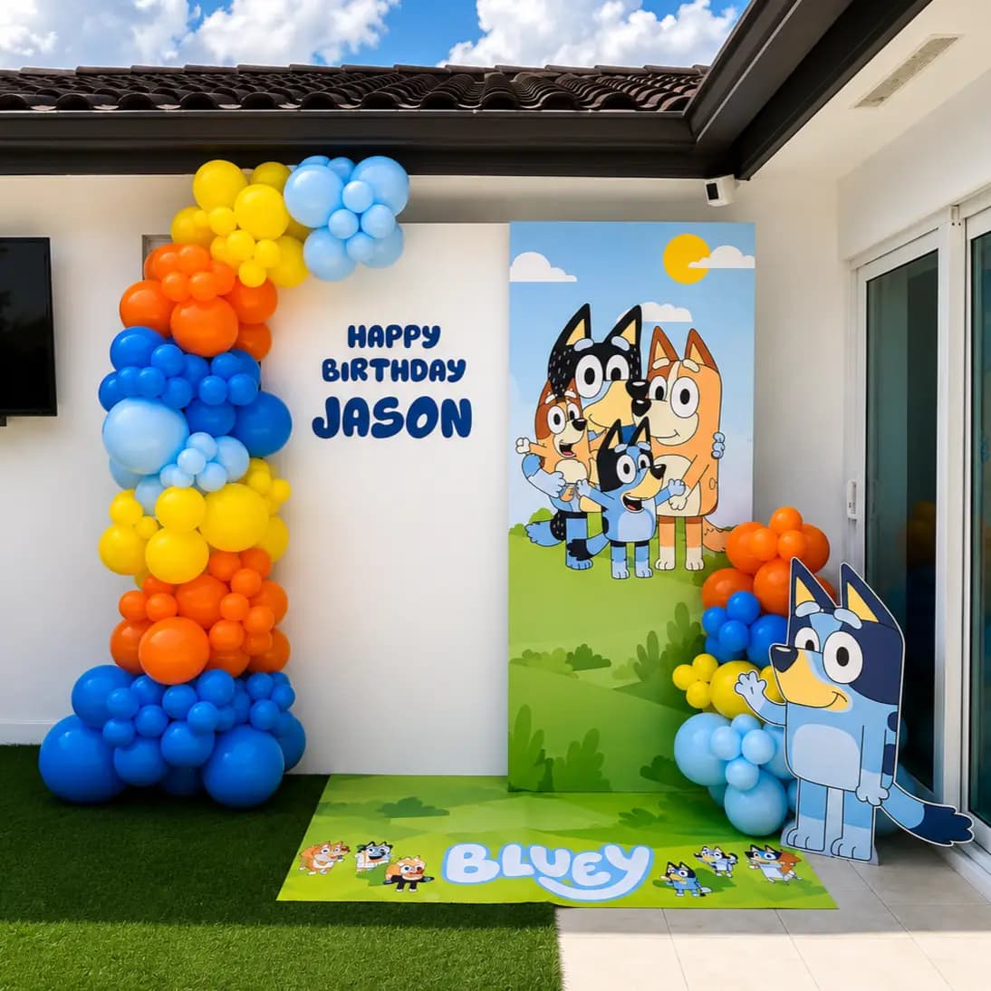 Kids Birthday Decoration in Bluey
