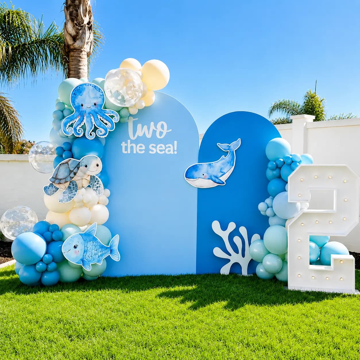 Deep Sea Theme Balloon Decoration