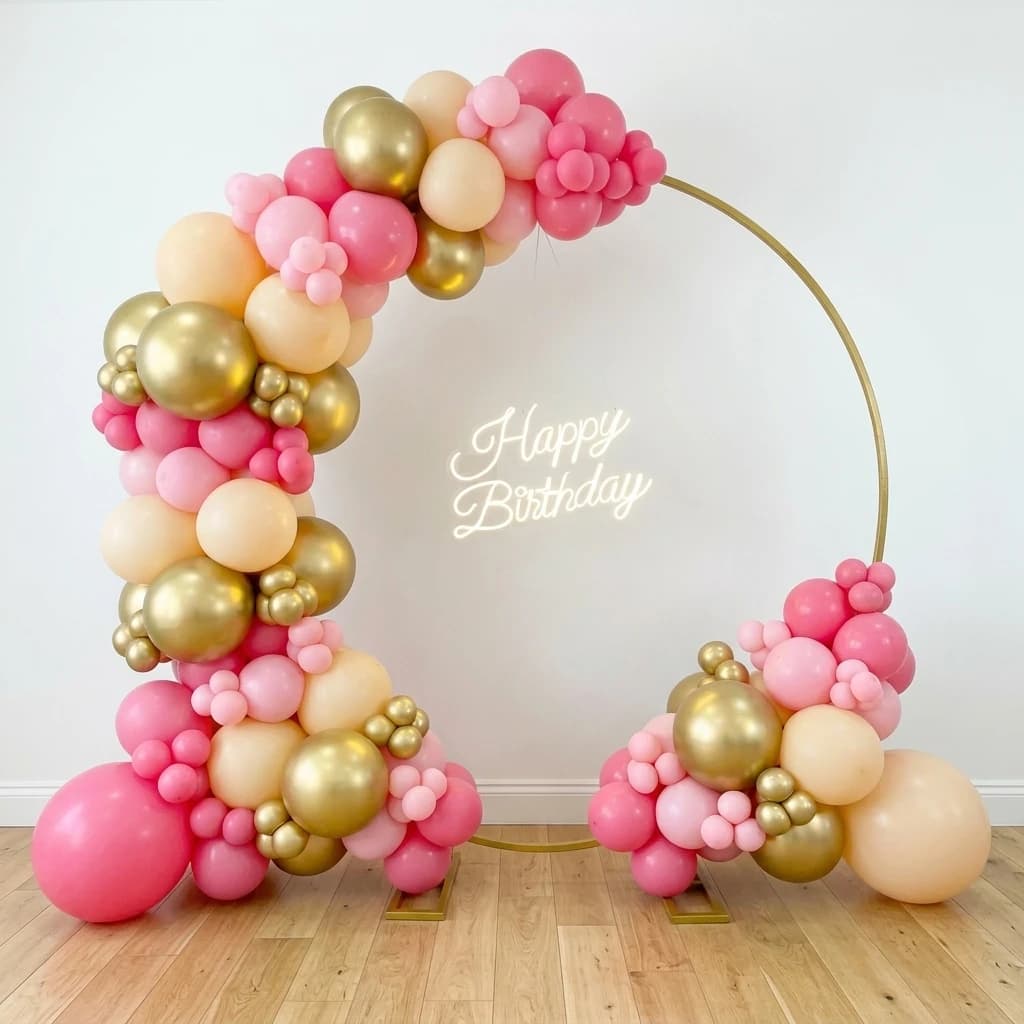 Luxury Ring Decoration for Birthday Celebration