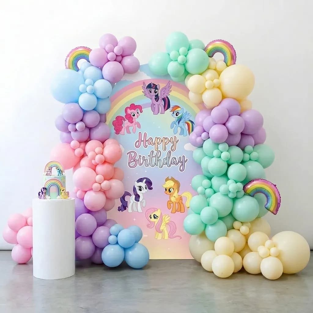 My Little Pony Birthday Backdrop Decoration