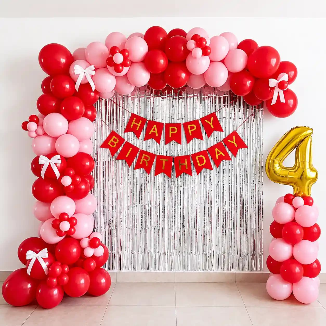 Classic Bow Theme Birthday Decoration