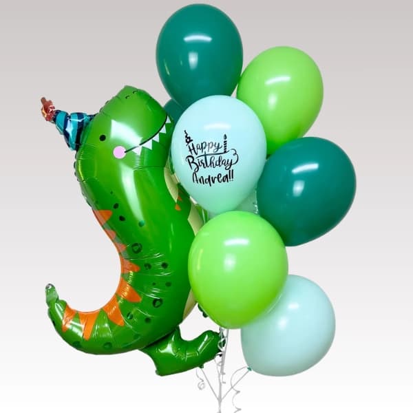 Grande Dinomite T-Rex Helium Balloon Bouquet