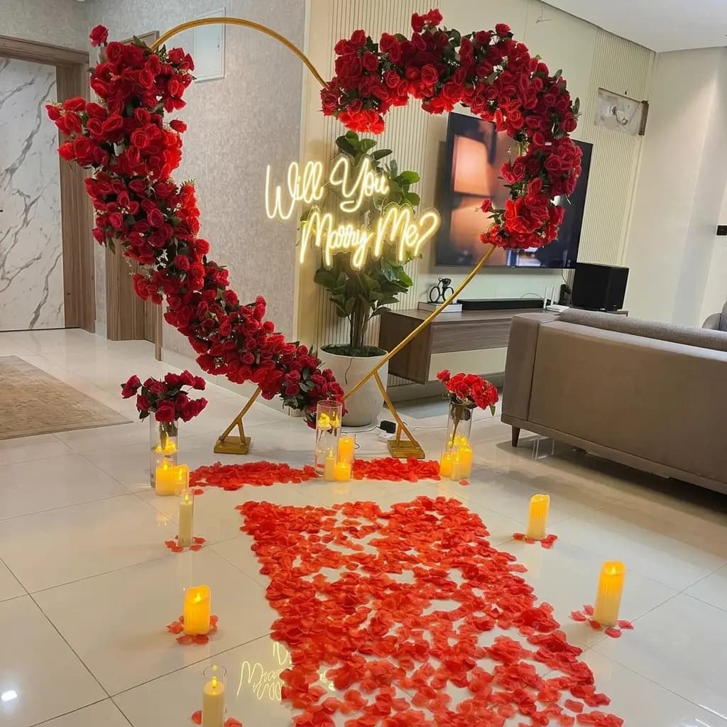Surprise Proposal Decor