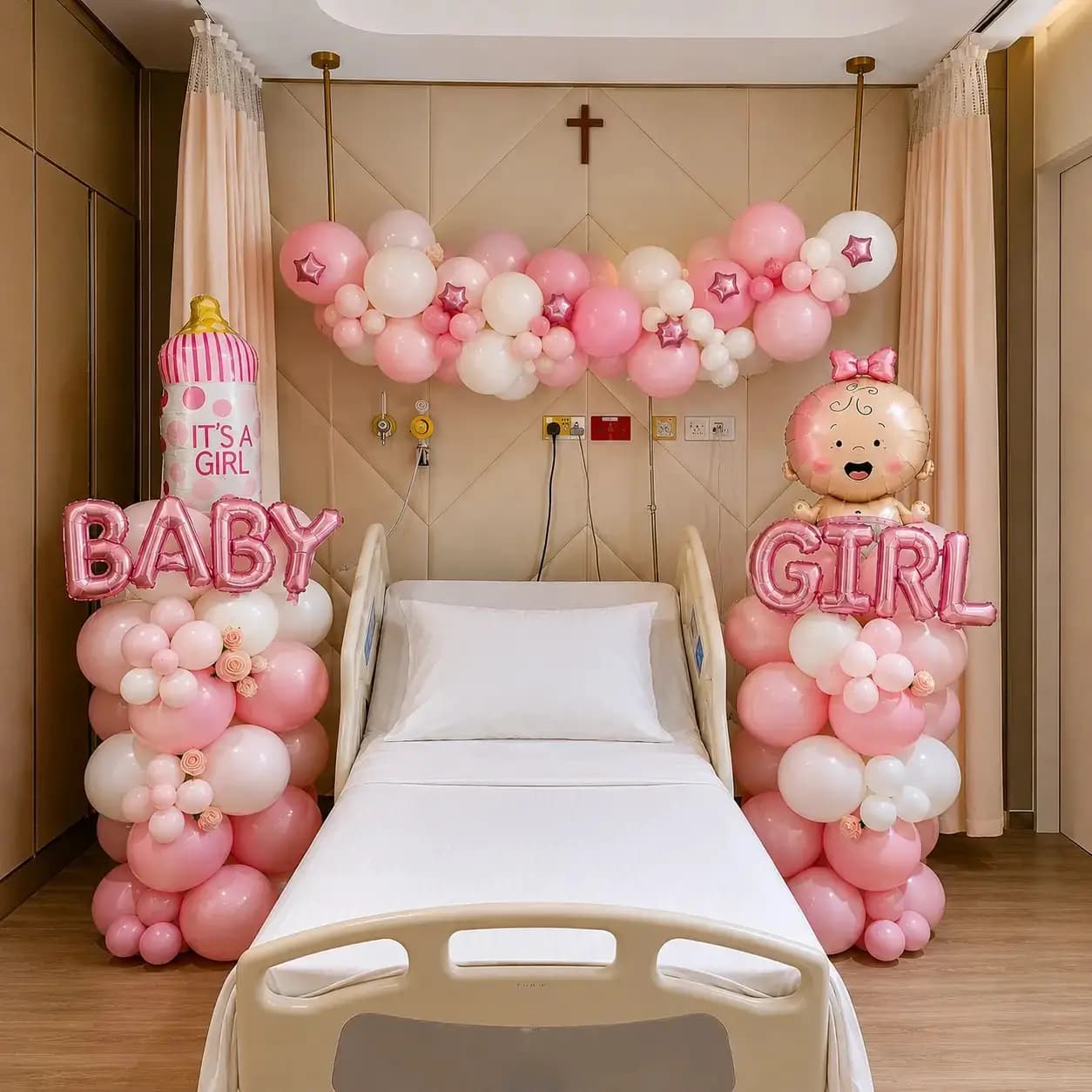 Baby Arrival Hospital Room Decoration