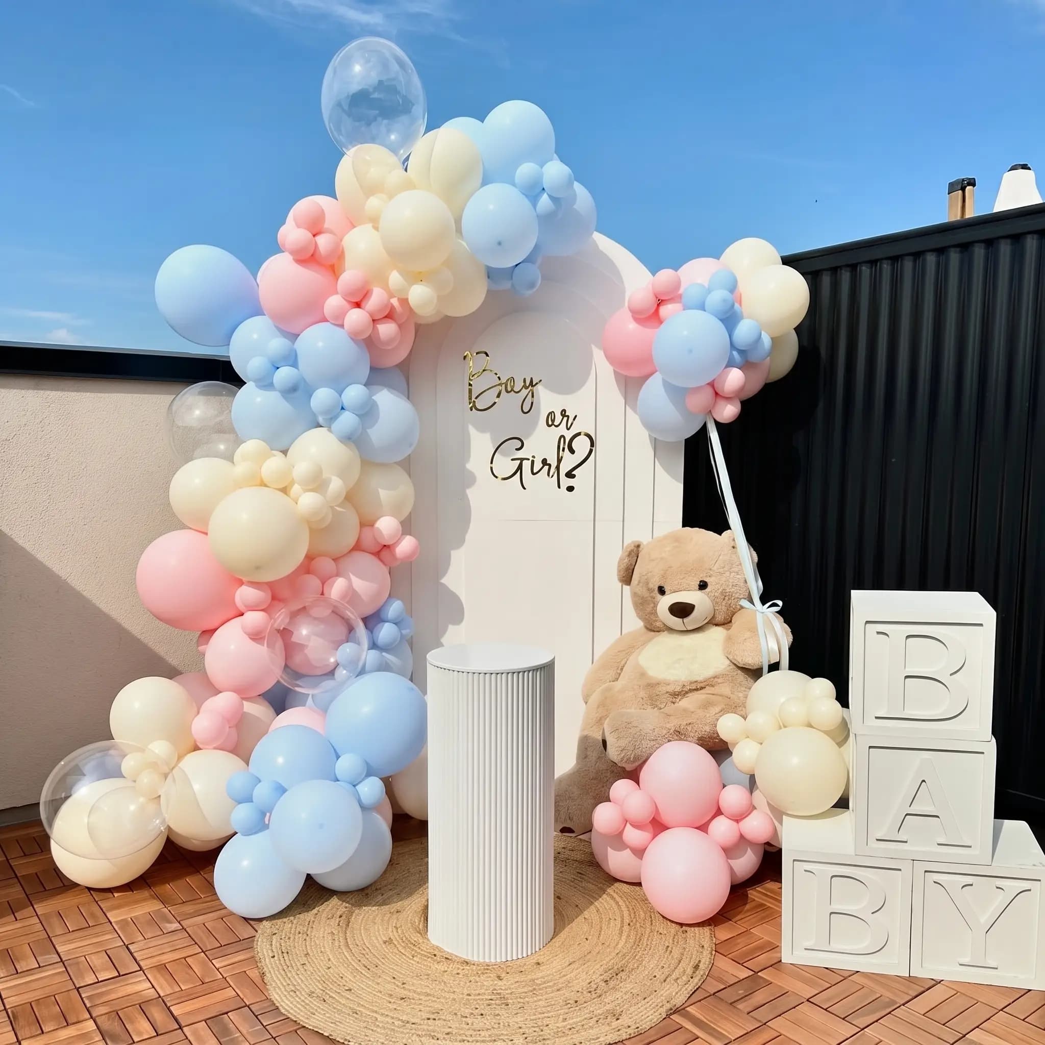 Baby Shower Celebration Balloon Decor