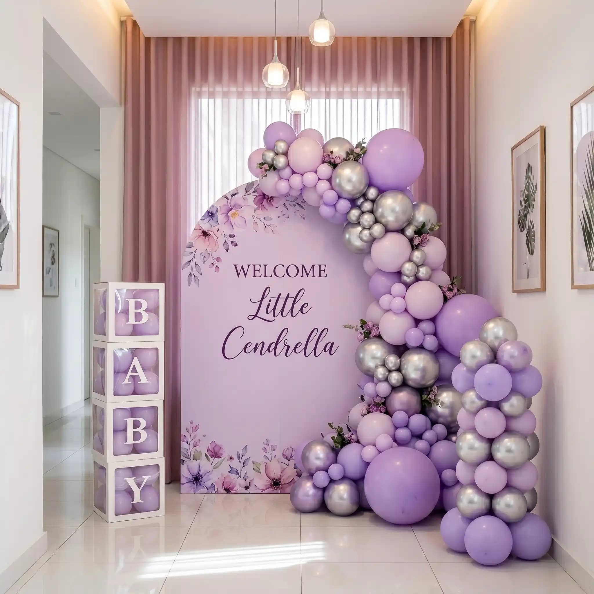 Tiny Toes Welcome Balloon Decoration