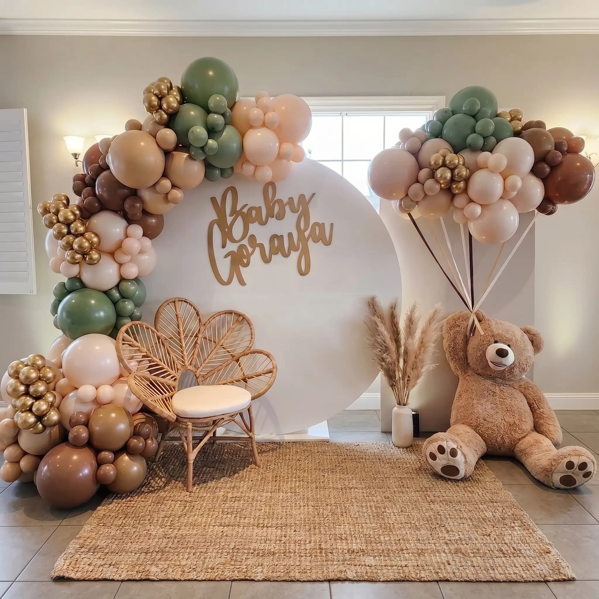 Premium Backdrop Decoration for Baby Shower