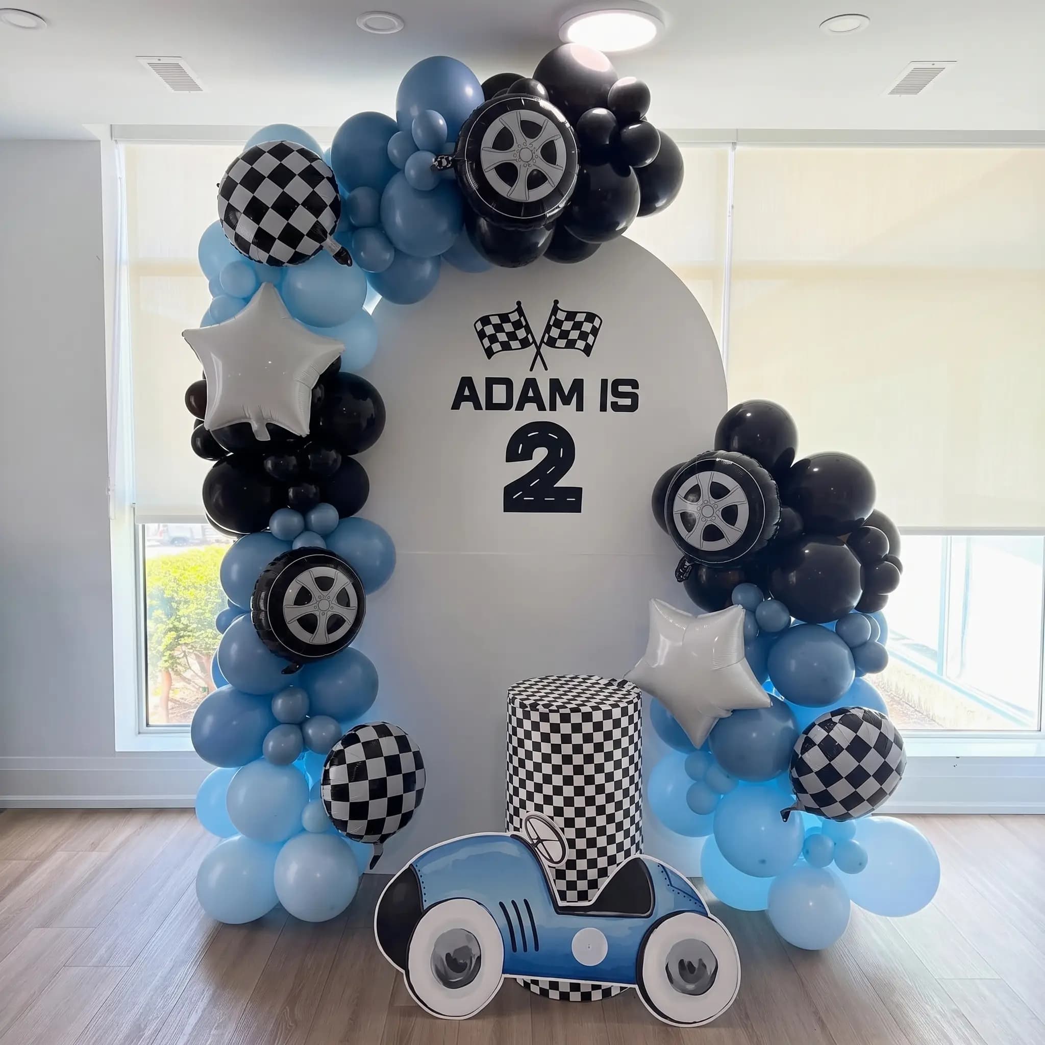 Kids Car Theme Balloon Decoration