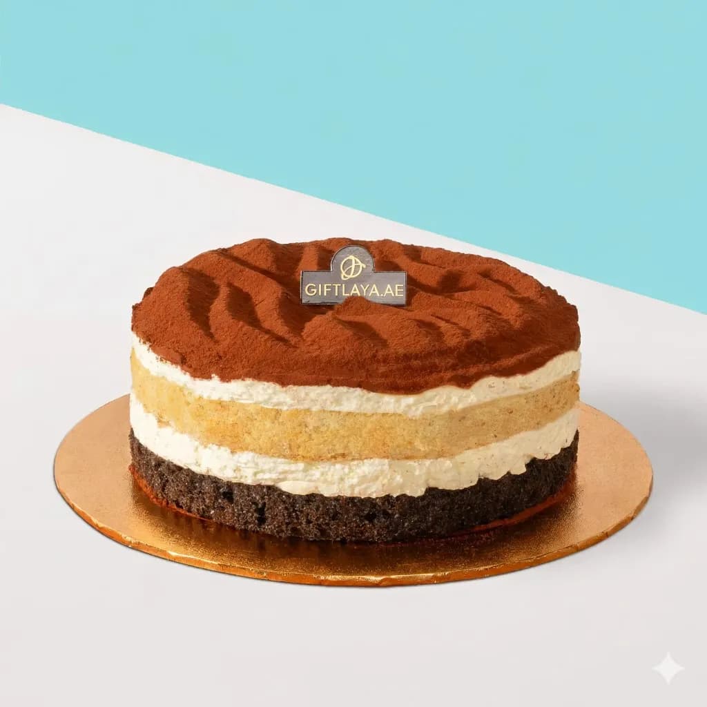 Italian Tiramisu Birthday Cake