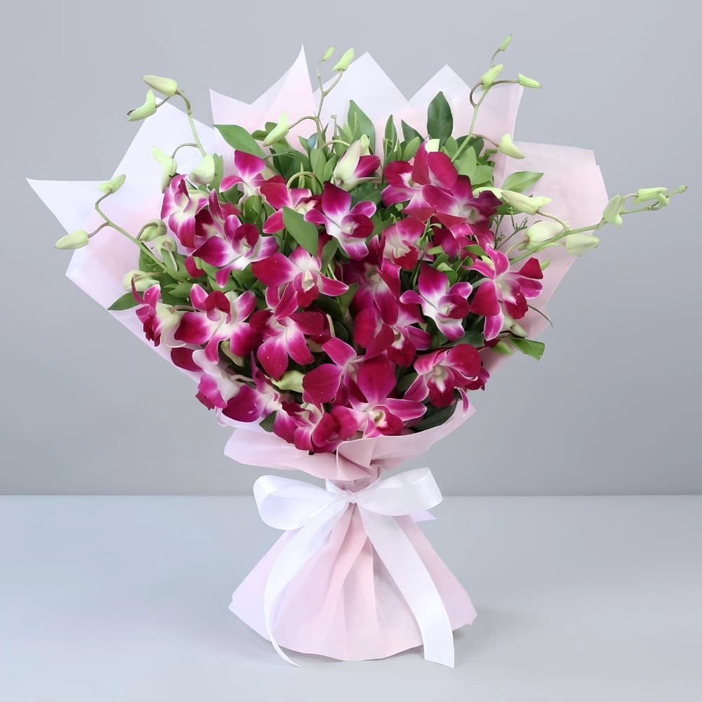 Purple Orchid Love Bouquet