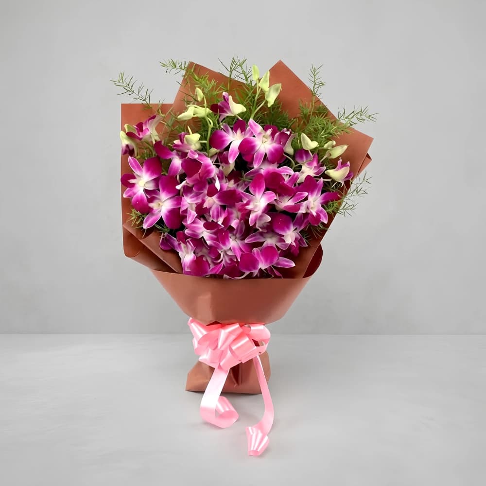 Purple Orchid Dreams Floral Bouquet