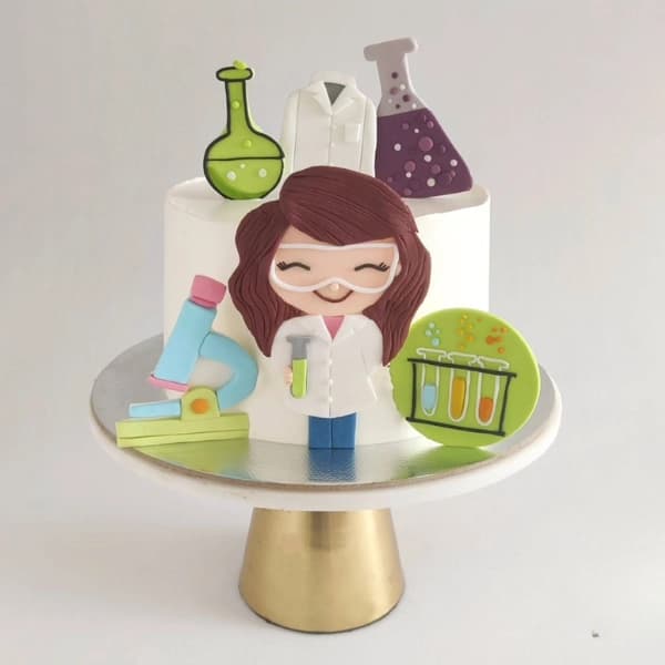 Pathologist Birthday Celebration Cake