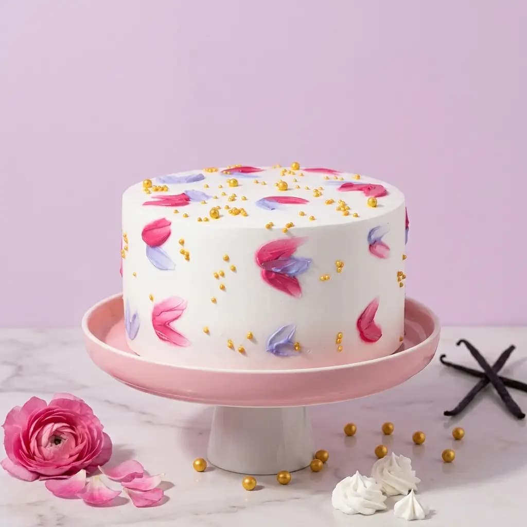 White Buttercream Cake