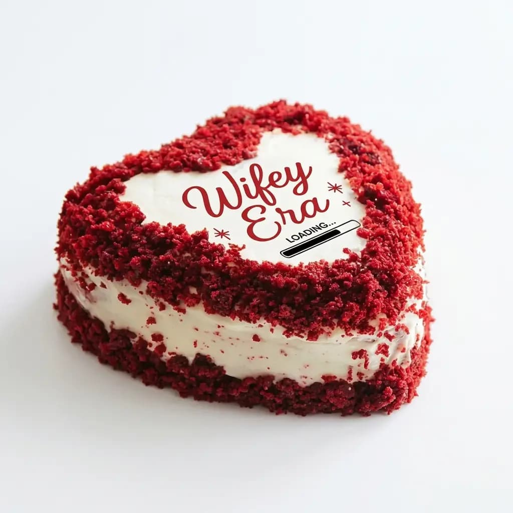 Romantic Heart Shape Cake